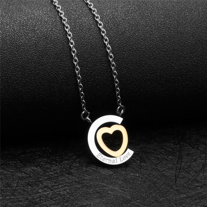 Steel Heart Necklace For Women By Planderful Everyday Genie Durable Chic Gift For Her