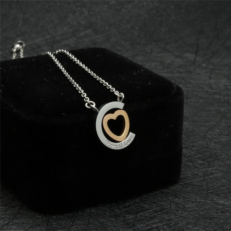 Steel Heart Necklace For Women By Planderful Everyday Genie Durable Chic Gift For Her