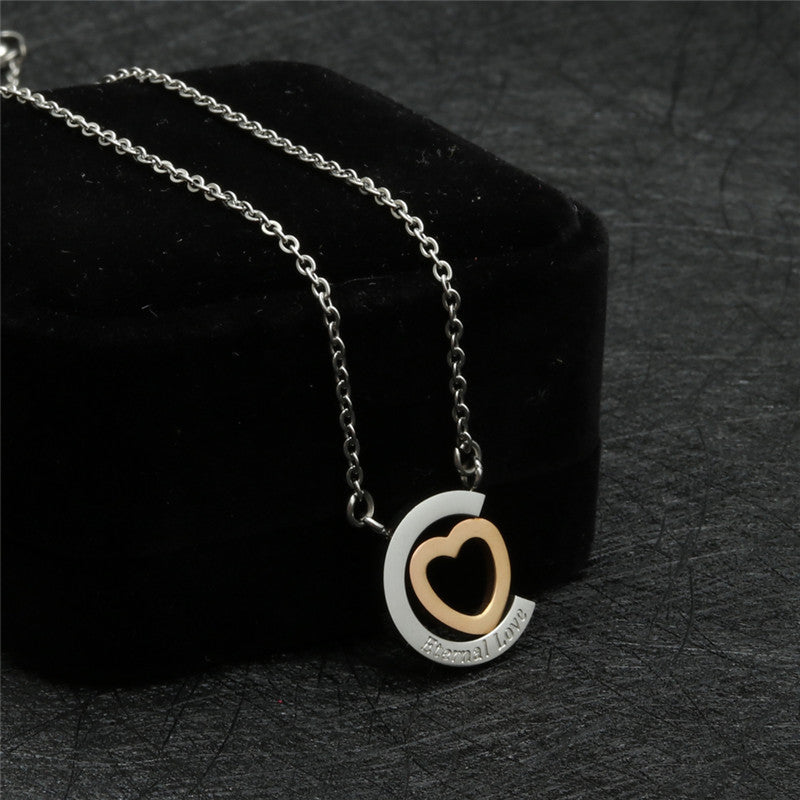 Steel Heart Necklace For Women By Planderful Everyday Genie Durable Chic Gift For Her