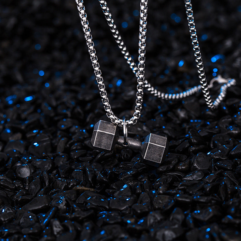 Punk Male Stainless Steel Pendant Necklace