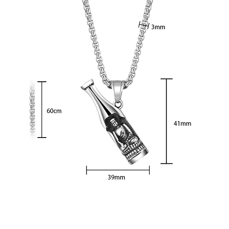 Steel Necklace - Vintage Statement