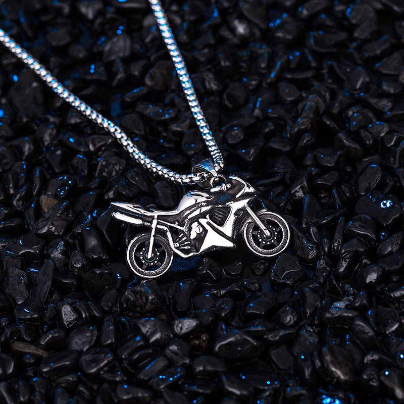 Steel Necklace – Vintage Men's Hip Hop Pendant