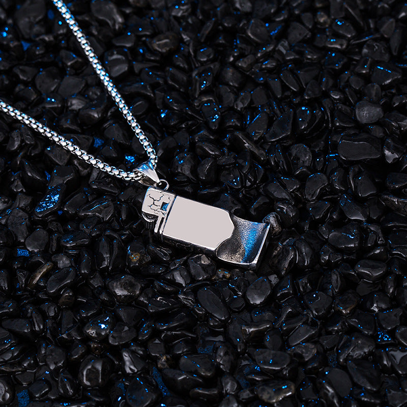 Steel Necklace – Minimalist Lighter Case For Men