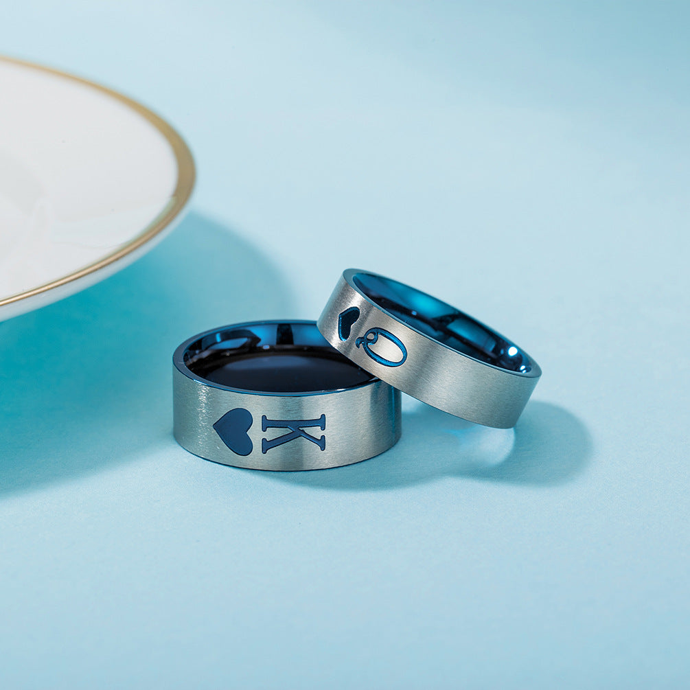 Amazon E-commerce Procurement Source King Queen Couple Ring Jewelry Wholesale for Men and Women