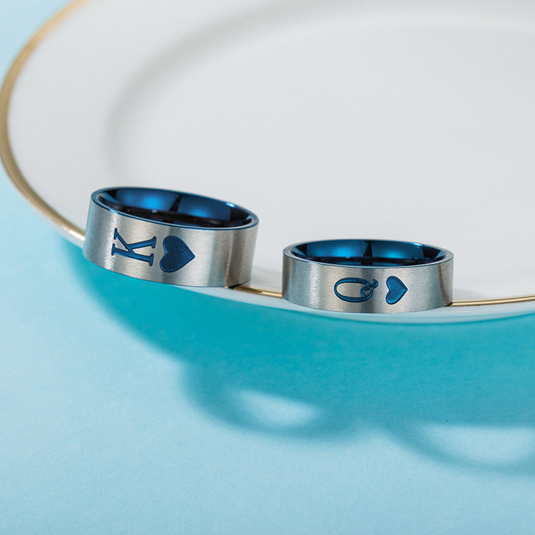 Amazon E-commerce Procurement Source King Queen Couple Ring Jewelry Wholesale for Men and Women