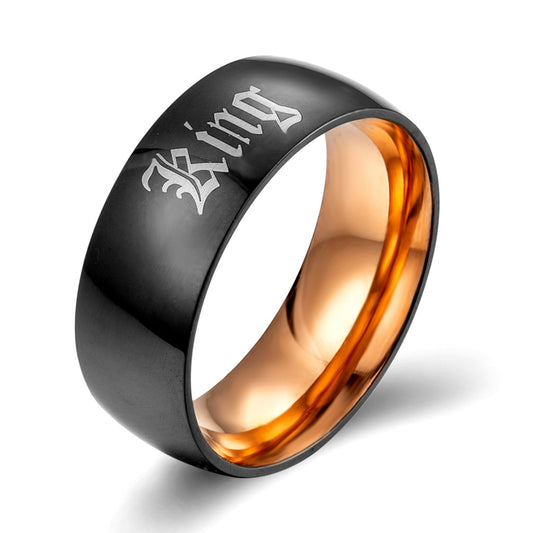 King Queen Couple Ring – Wedding Engagement