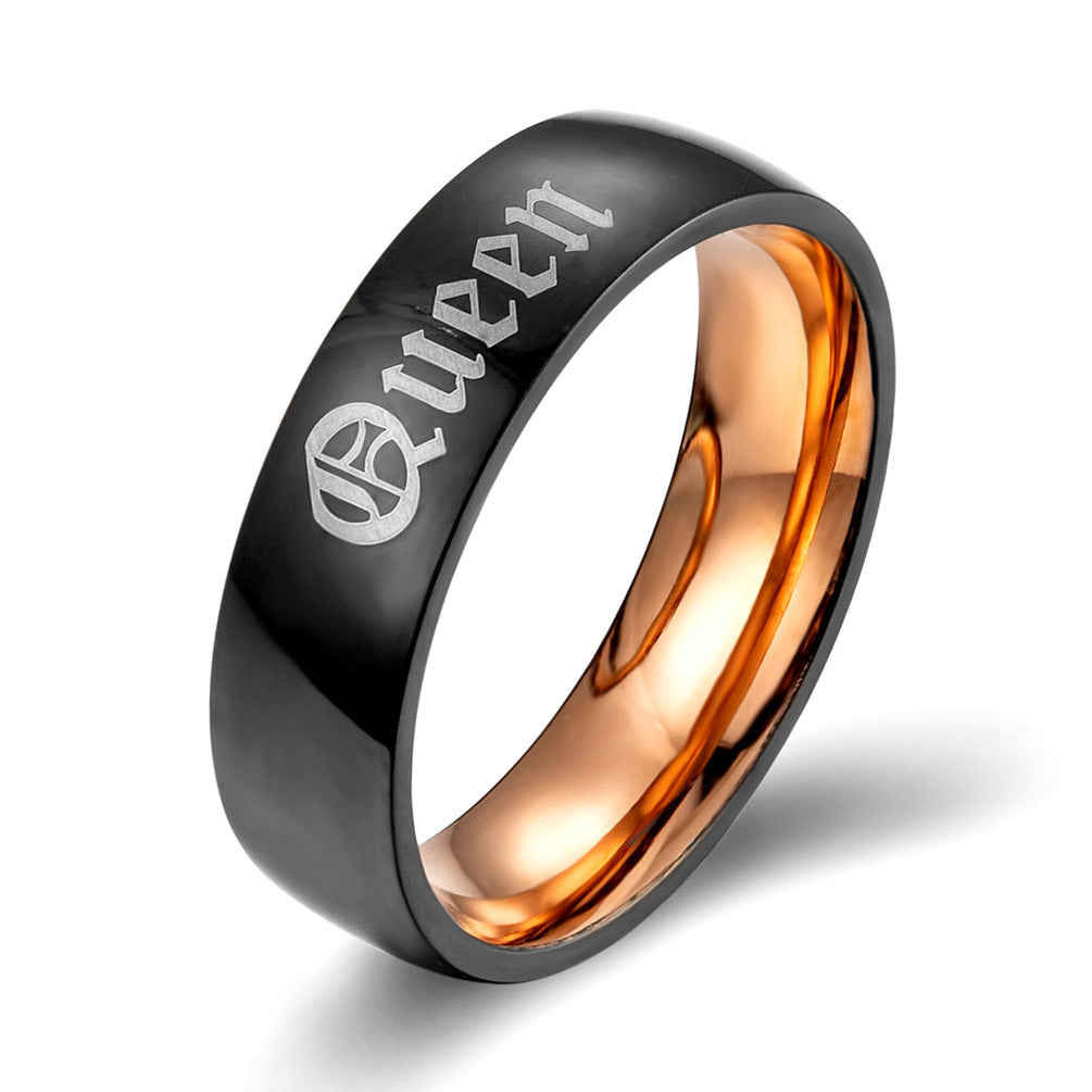 King Queen Couple Ring – Wedding Engagement