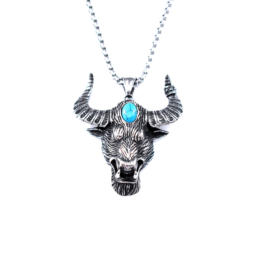 Steel Necklace - Statement Animal Necklace For Men