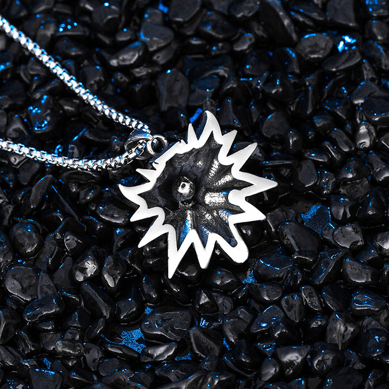 Titanium Steel Necklace - Vintage Devil Design For Everyday Edgy Fashion Accessories