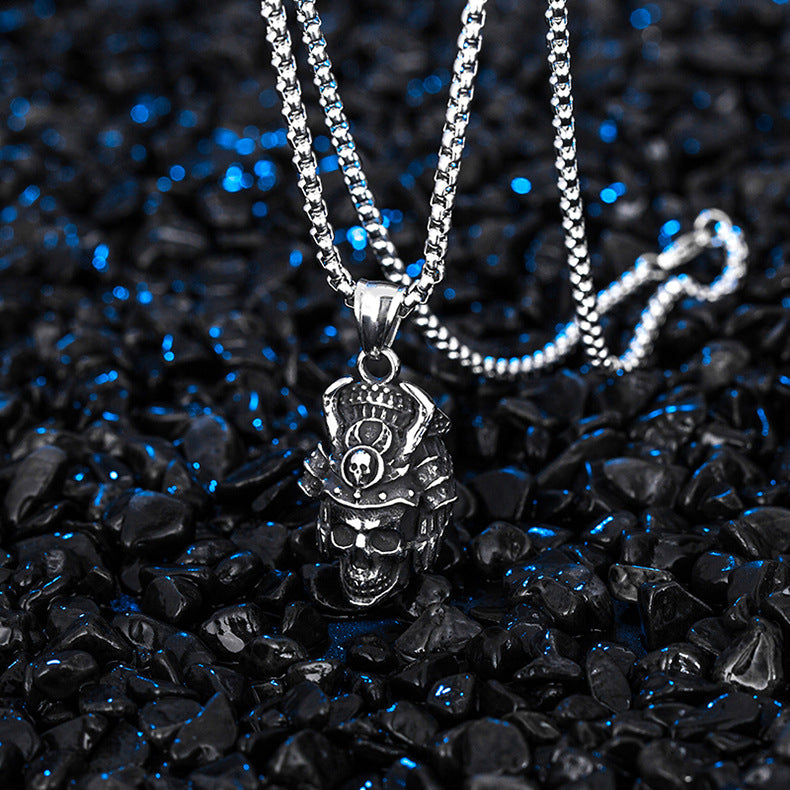 Titanium Steel Necklace - Statement Ghost Skull