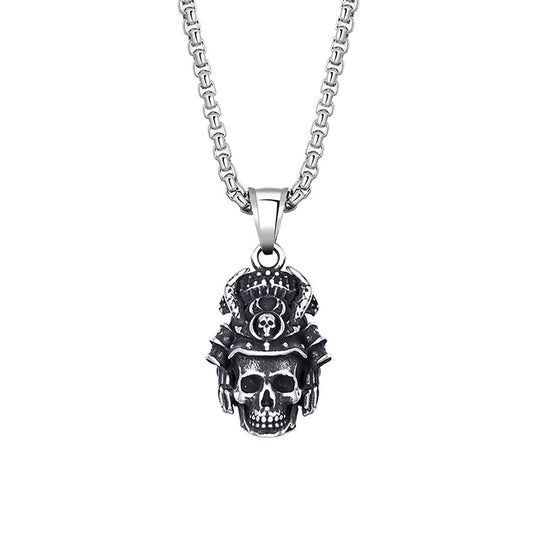 Titanium Steel Necklace - Statement Ghost Skull