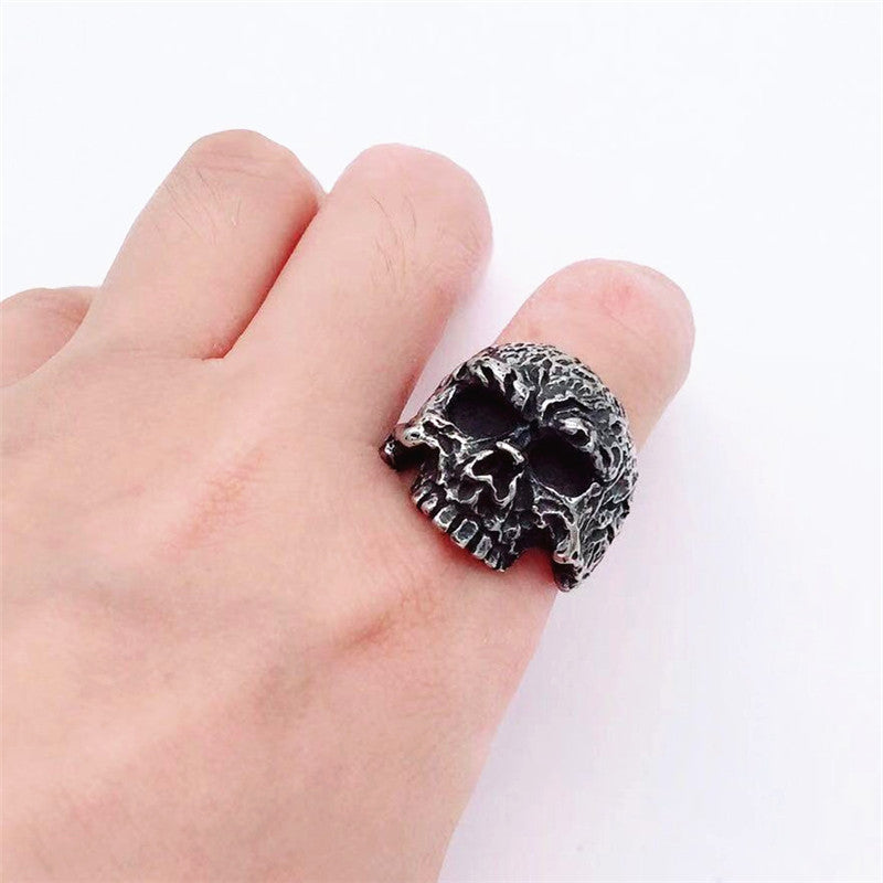 Titanium Steel Vintage-Inspired Ring