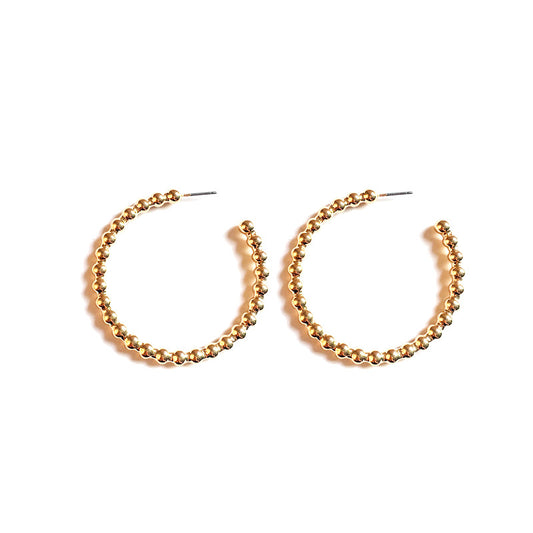 Dazzling Vienna Verve Metal C-shaped Earrings for Women