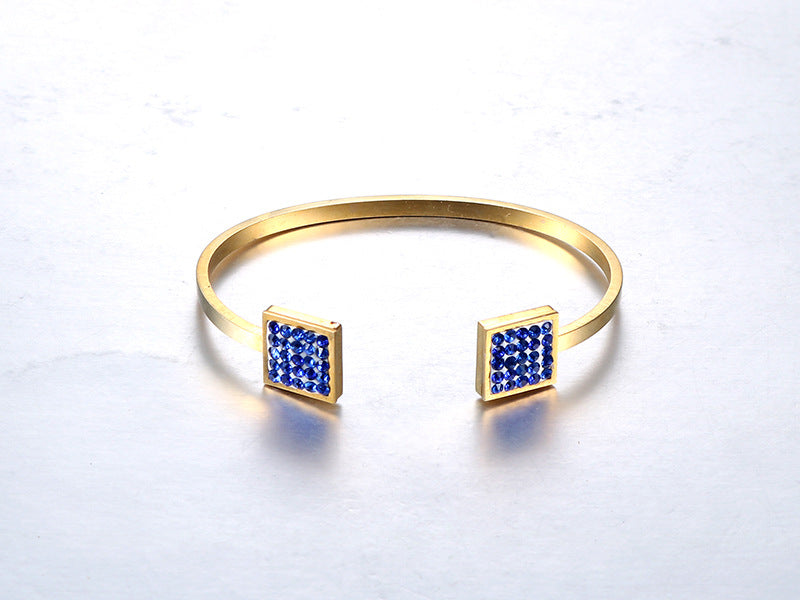 Chic Titanium Steel Bracelet for Women – Modern Minimalist Jewelry by Planderful