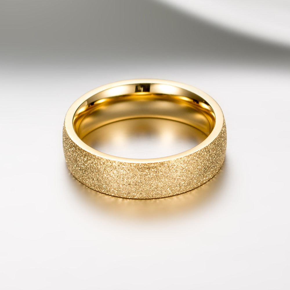 Japanese And Korean Style Colorful Rose Gold Ring For All