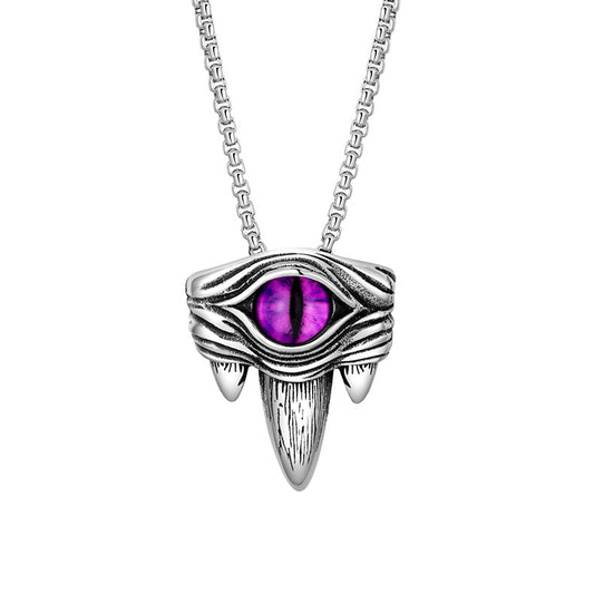 Steel Necklace - Statement Mens Hip Hop Style Necklace For Everyday Wear Planderful