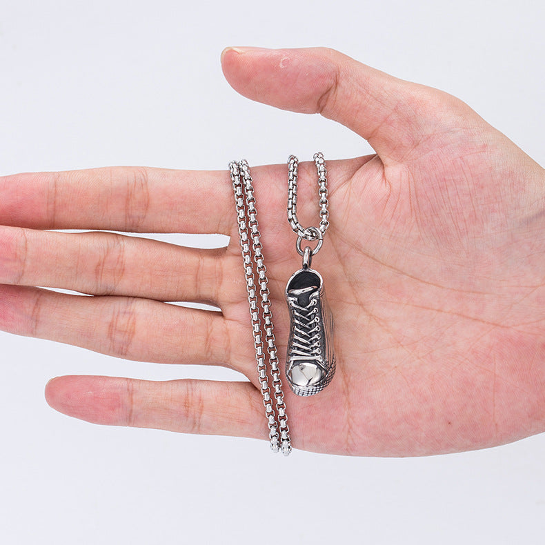 Steel Necklace - Statement Streetwear Accessory For Urban Men And Women In Modern Urban Style By Planderful