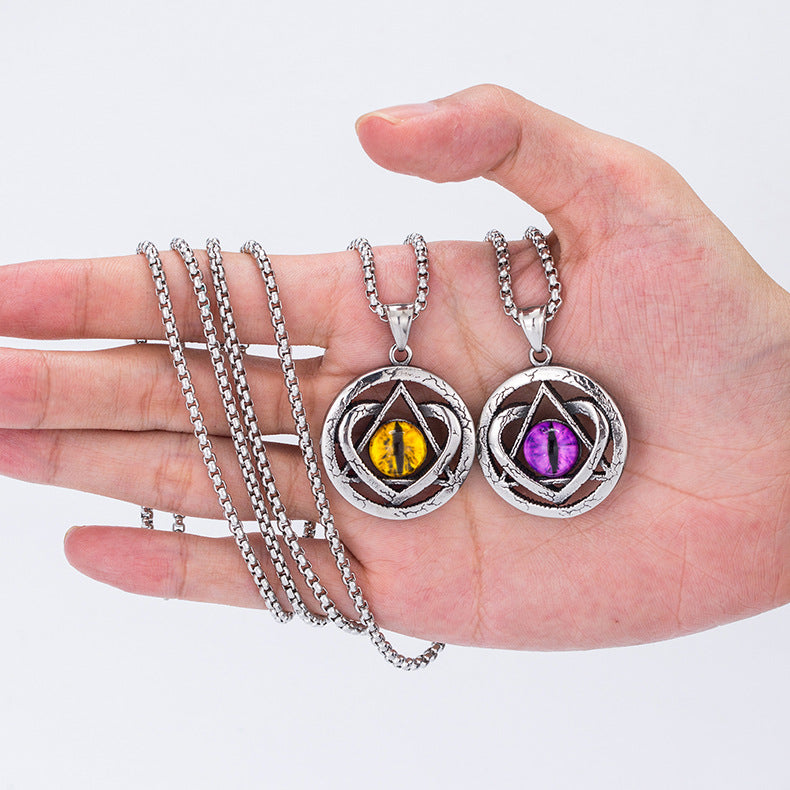 Steel Necklace - Vintage Hip Hop Style For Men Everyday Wear Modern Urban Accessory