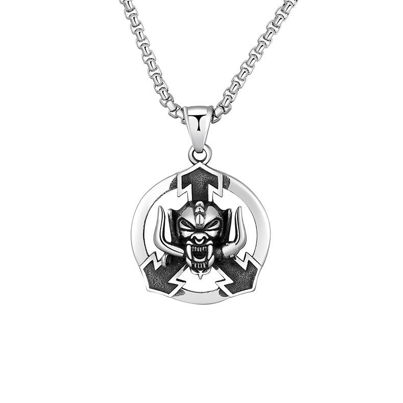 Steel Necklace – Statement Samurai Punk
