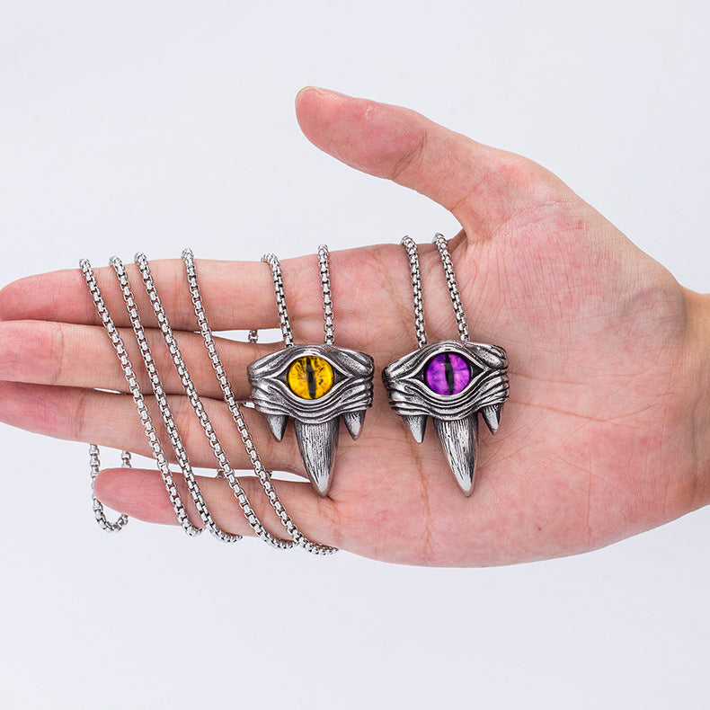 Steel Necklace - Statement Mens Hip Hop Style Necklace For Everyday Wear Planderful