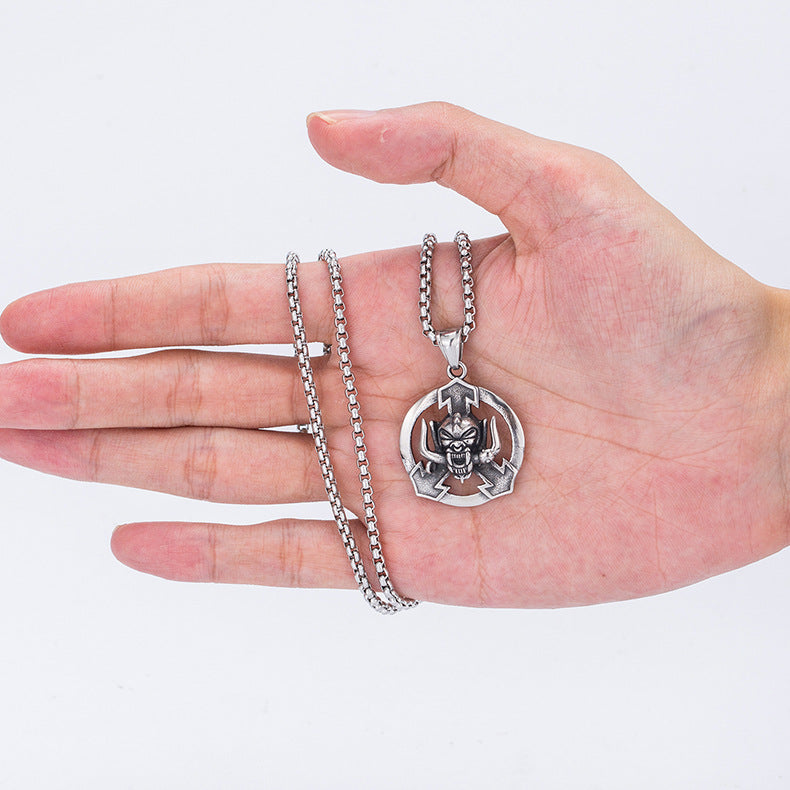 Steel Necklace – Statement Samurai Punk