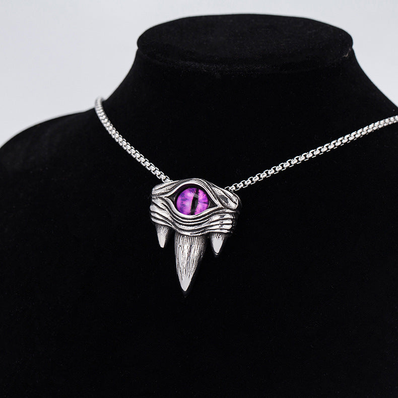 Steel Necklace - Statement Mens Hip Hop Style Necklace For Everyday Wear Planderful