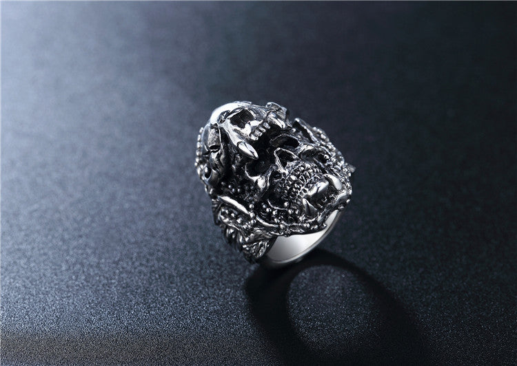 Saber-Tooth Tiger Titanium Steel Ring