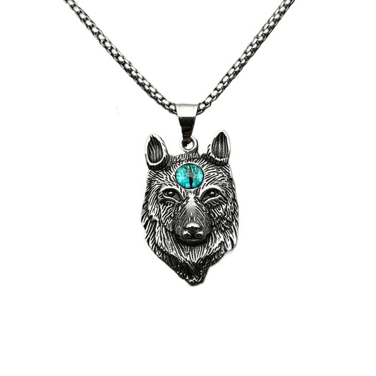 Steel Necklace – Vintage Nordic Vikings Punk Totem Pendant For Everyday Style Look