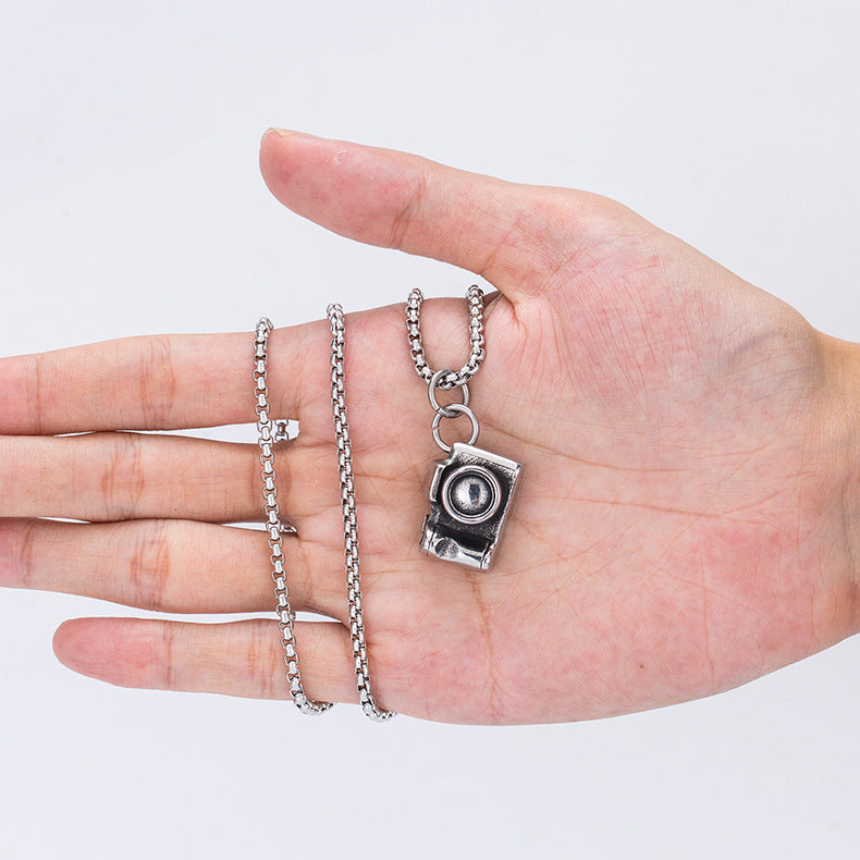 Steel Necklace – Vintage Hip Hop Camera