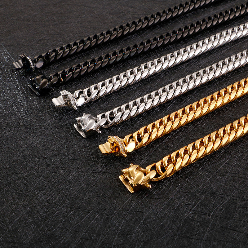 Japan & South Korea Stainless Steel Bracelet – Bracelet Men's Titanium Steel Men's