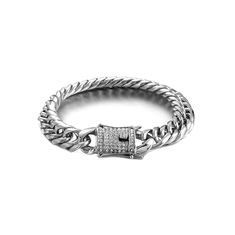 Japan & South Korea Stainless Steel Bracelet – Bracelet Men's Titanium Steel Men's