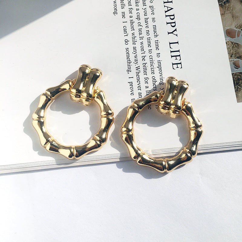 Bamboo Bliss Earrings - Vienna Verve Collection