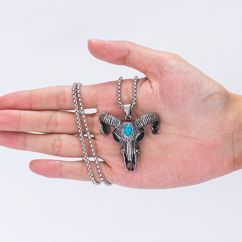 Steel Necklace - Statement Animal Necklace For Men