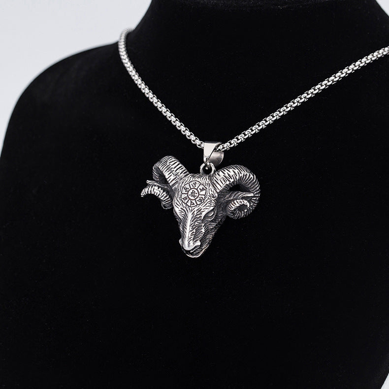 Steel Necklace - Statement Animal Necklace For Men