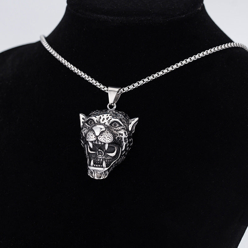 Steel Necklace - Statement Animal Necklace For Men