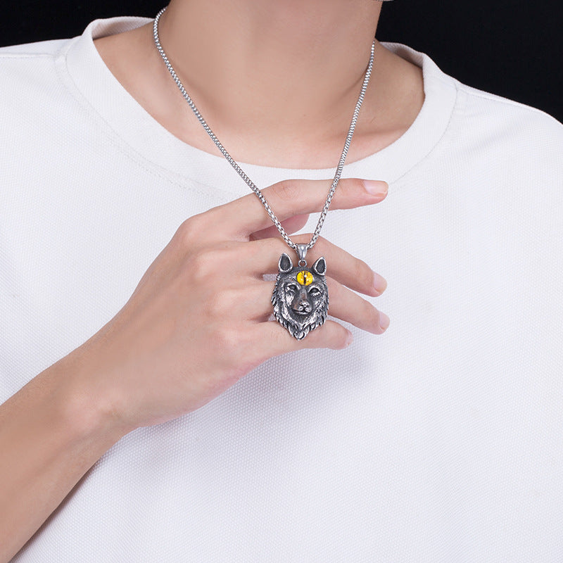 Steel Necklace - Statement Animal Necklace For Men