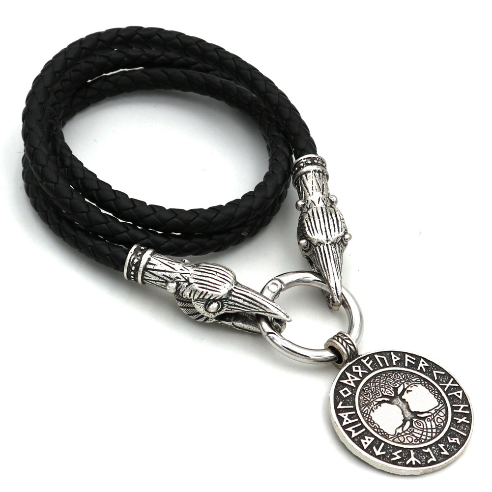 Norse Legacy Viking Amulet Tree of Life Necklace for Men