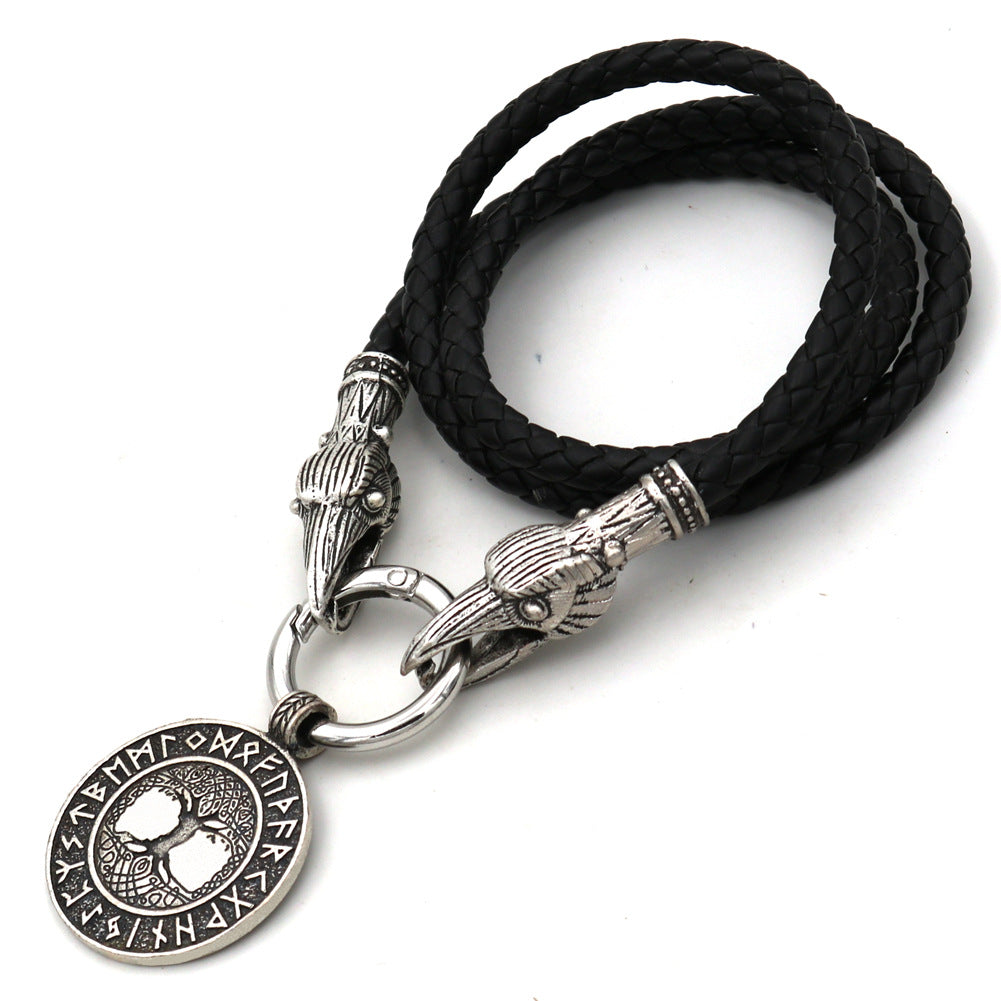 Norse Legacy Viking Amulet Tree of Life Necklace for Men