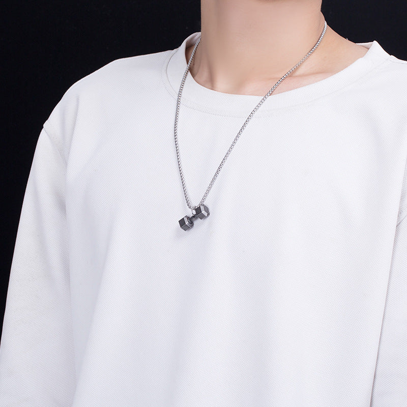 Steel Necklace – Vintage Men's Hip Hop Pendant