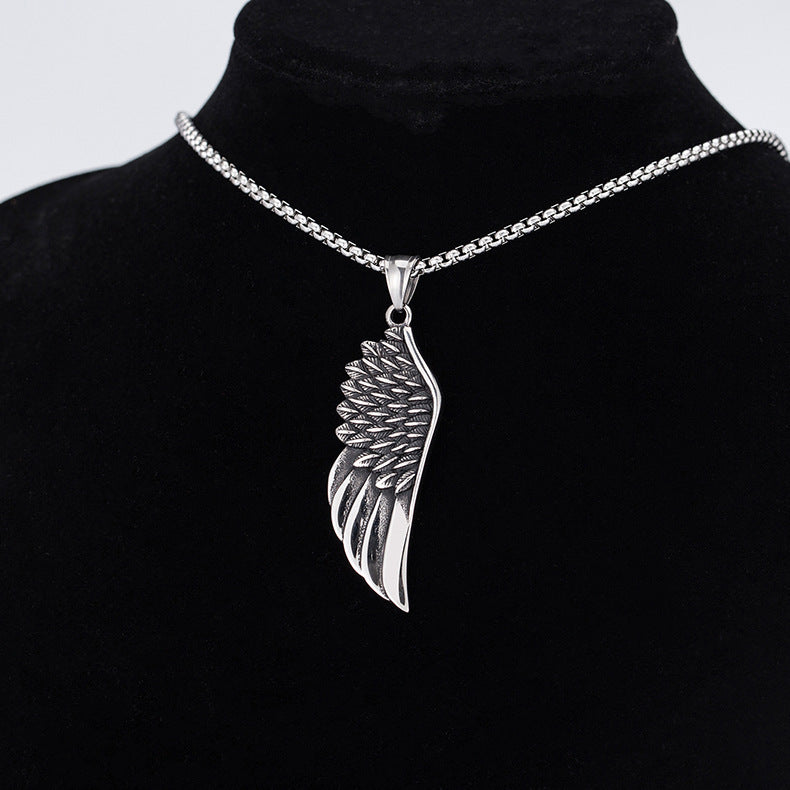 Steel Necklace - Vintage Devil Compass
