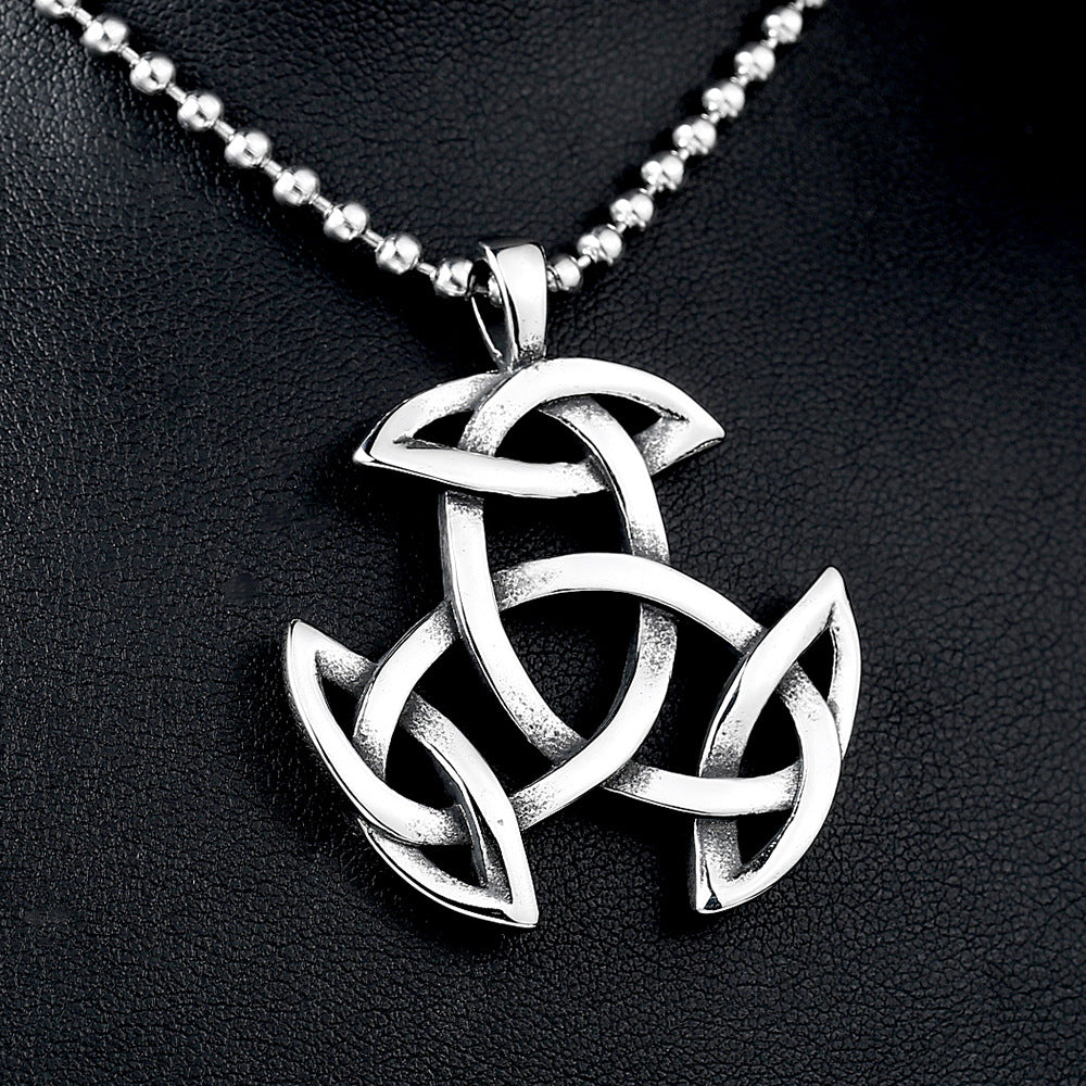 Personalized Viking Geometric Pattern Pendant for Men – Wholesale European and American Jewelry Supply