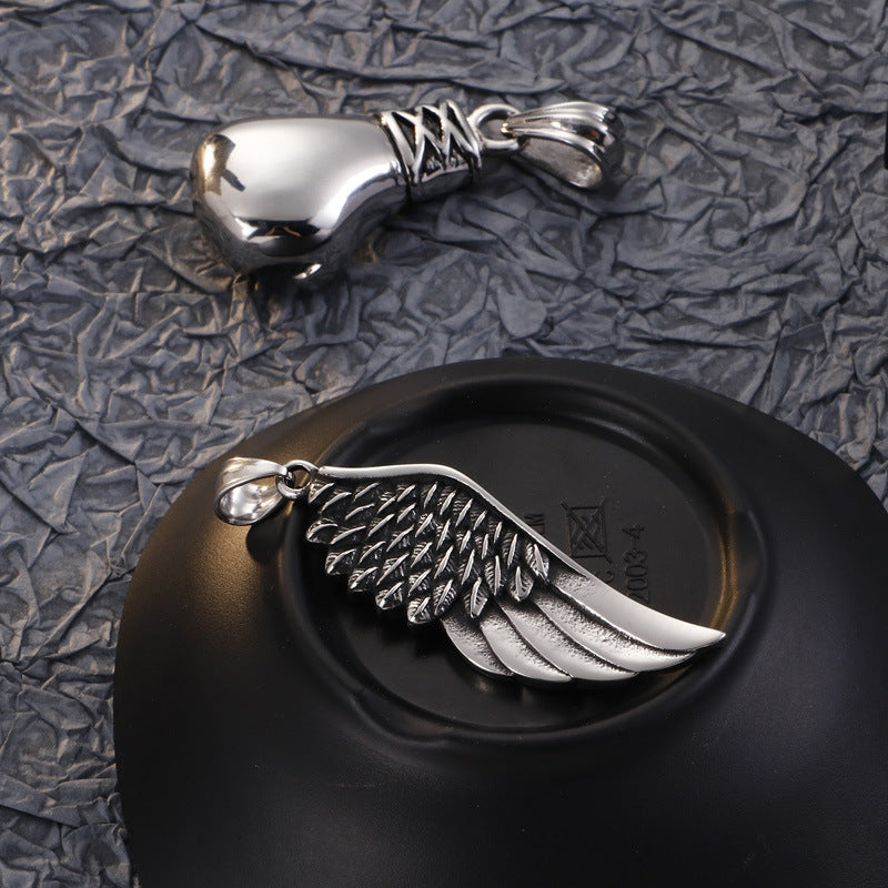 Viking Crow Men's Metal Pendant - Everyday Genie Collection