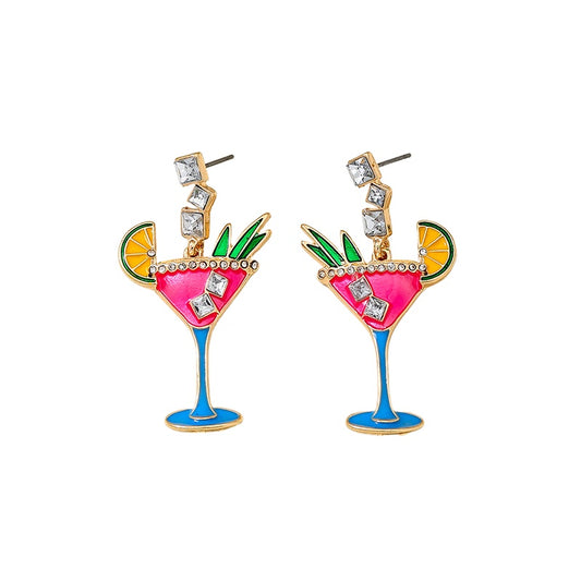 Planderful Vienna Verve Earrings – Colorful Fruit-Inspired Design