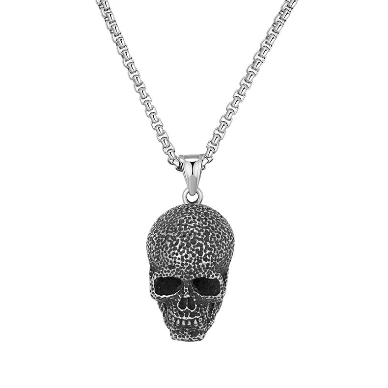 Punk Skull Stainless Steel Men's Pendant Necklace