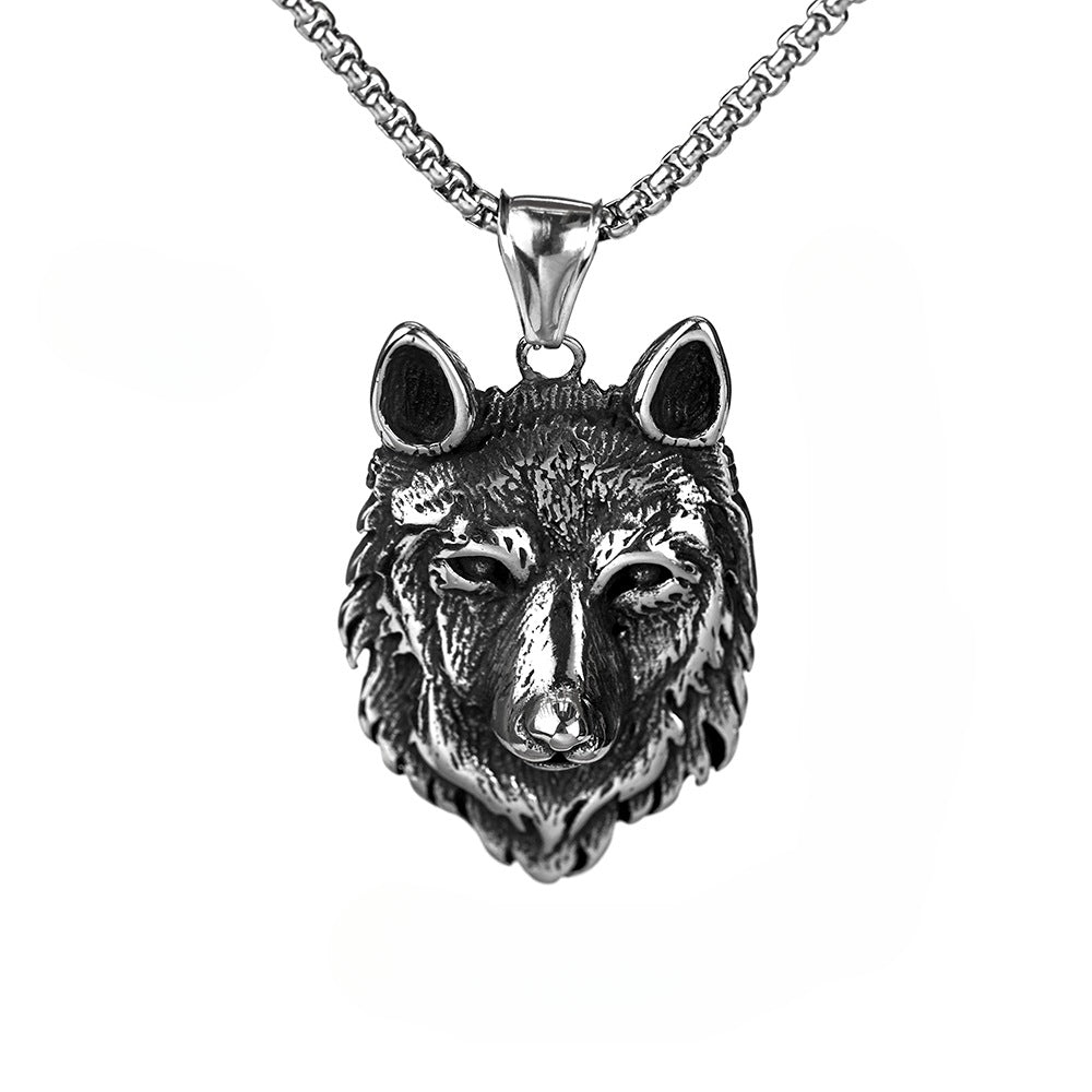 Europe America Domineering Direwolf Pendant 316 Steel Jewelry