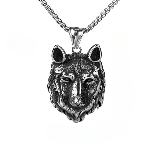 Europe America Domineering Direwolf Pendant 316 Steel Jewelry