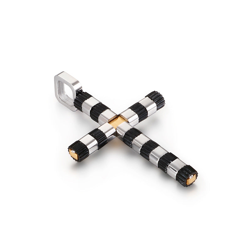 Stainless Steel Cross Pendant for Men - Modern and Timeless Men's Necklace