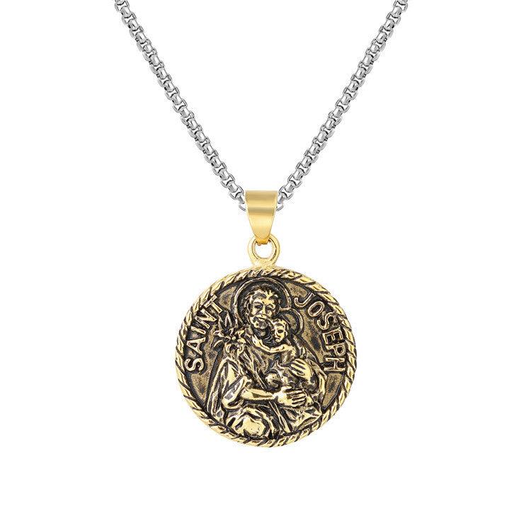 Titanium Steel Pendant Unisex Protection Charm By Planderful Everyday Genie Collection Premium Quality