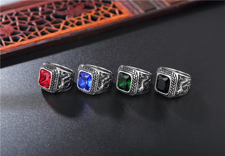 Dragon Ring Titanium Steel Personalized Protection Talisman Unisex For Men And Women Planderful