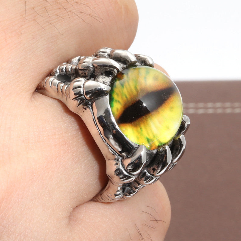 Planderful Dragon Claw Ring Stainless Steel Unisex Fashion Jewelry For Men And Women Everyday Genie Protection